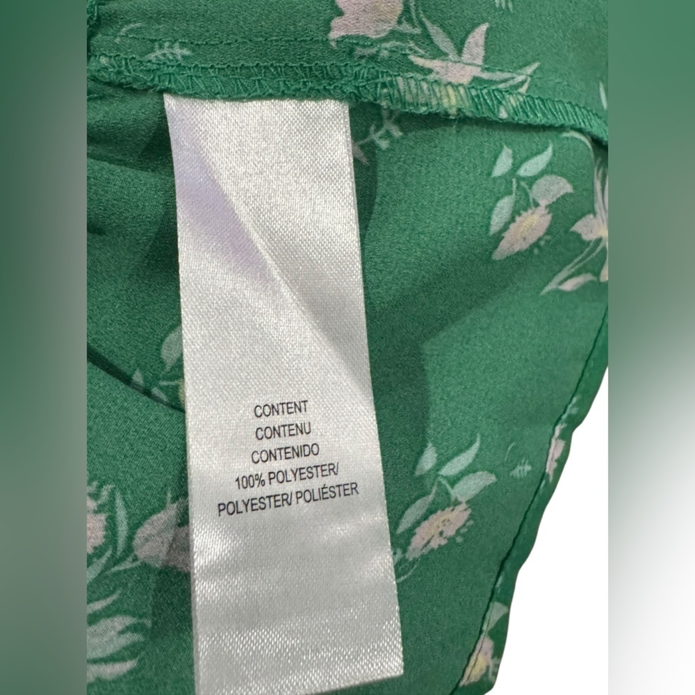 NWT Revolve x Wayf Emerald Floral Ruffle Top XS - Picture 5 of 6